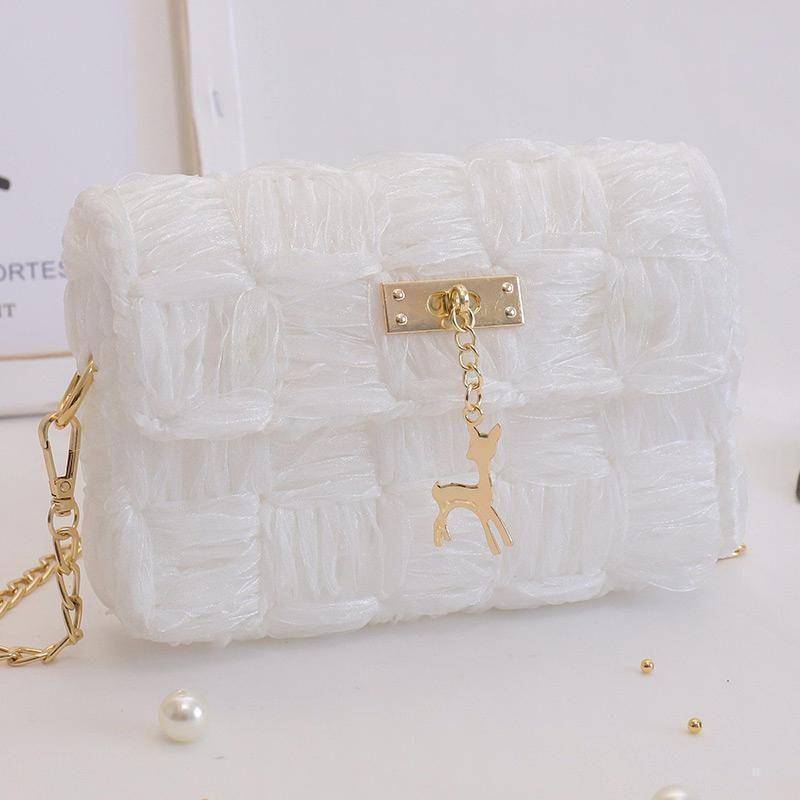 Norvo | Blomstrete Chiffon Bånd Håndveske DIY Sett