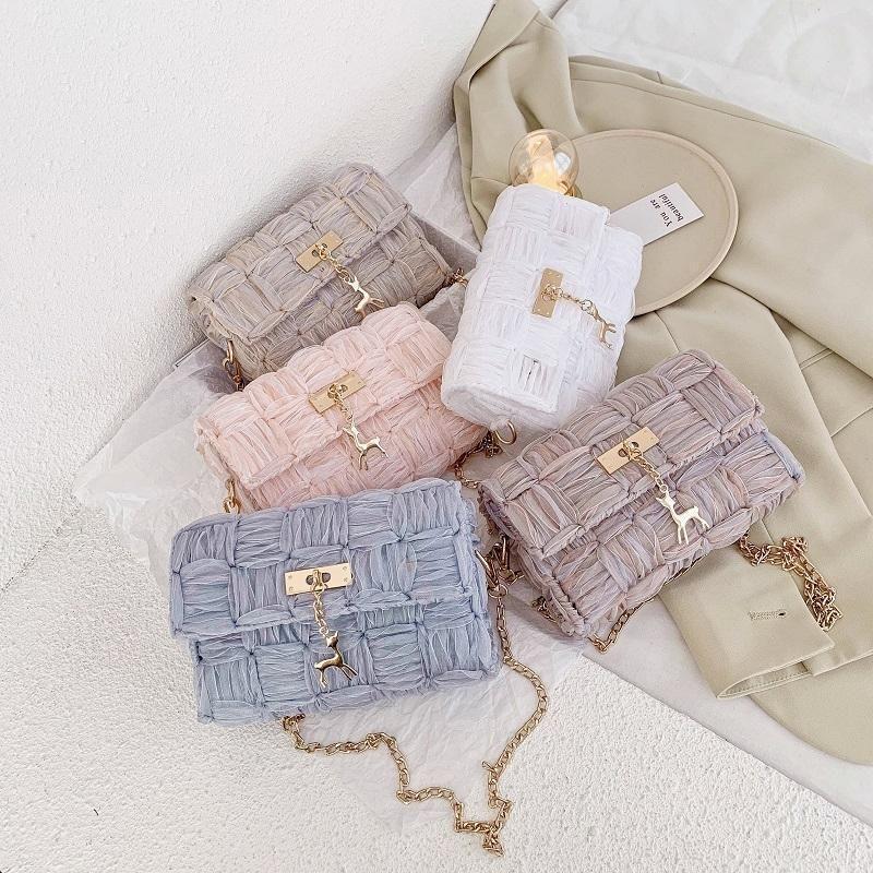 Norvo | Blomstrete Chiffon Bånd Håndveske DIY Sett