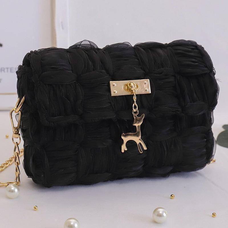 Norvo | Blomstrete Chiffon Bånd Håndveske DIY Sett