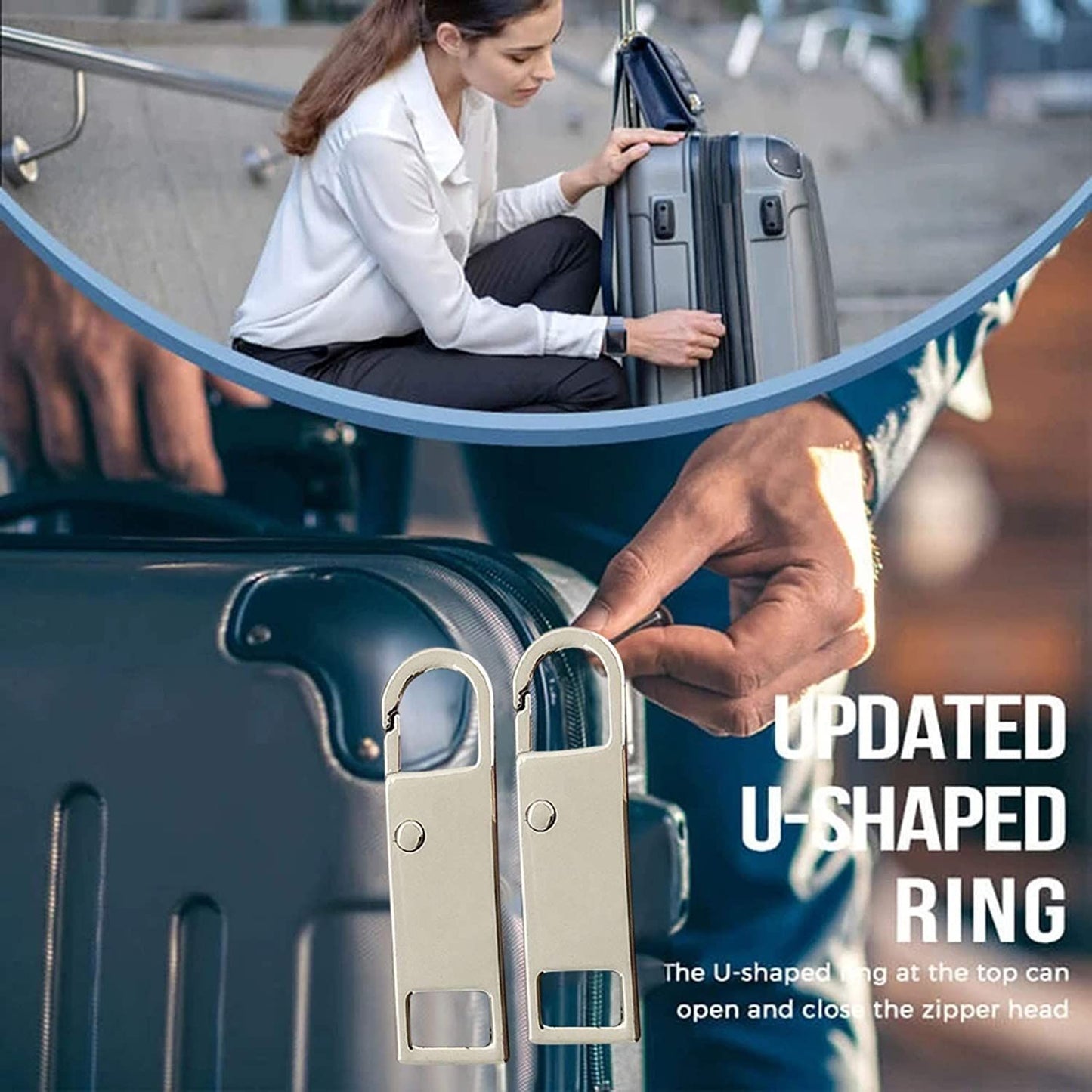 Norvo | Avtakbar glidelåsdrag (5PCS)