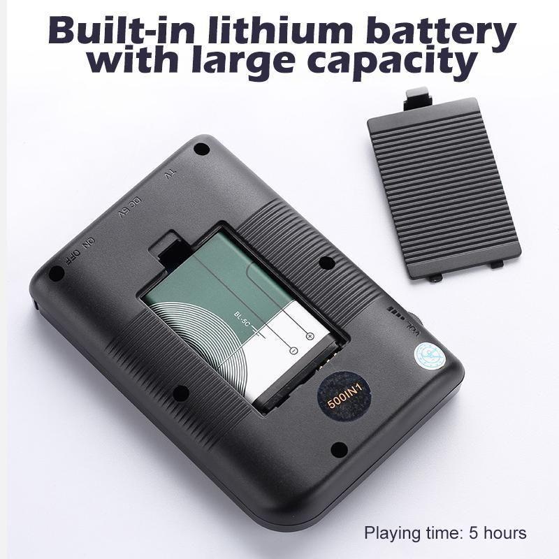 Norvo | Håndholdt Spillkonsoll - 500 Klassiske Spill