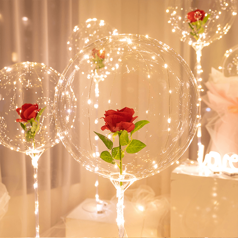 Norvo | LED Luminous Balloon Ros bouquet