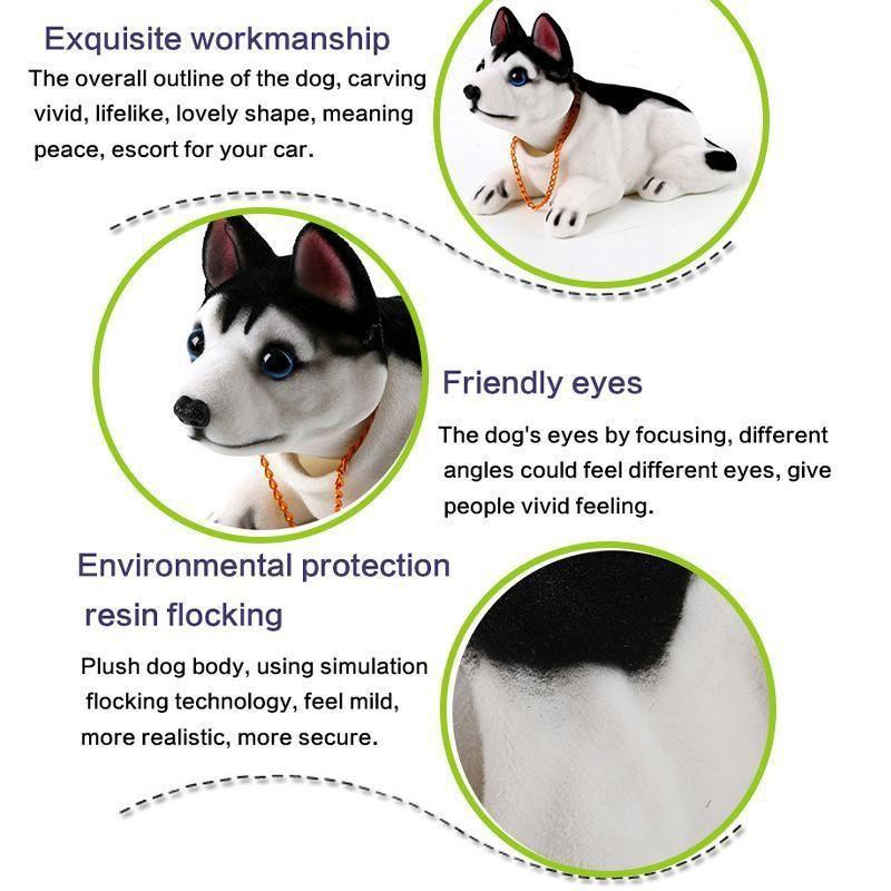 Norvo | Bilornamenter Ristende Hode Hund