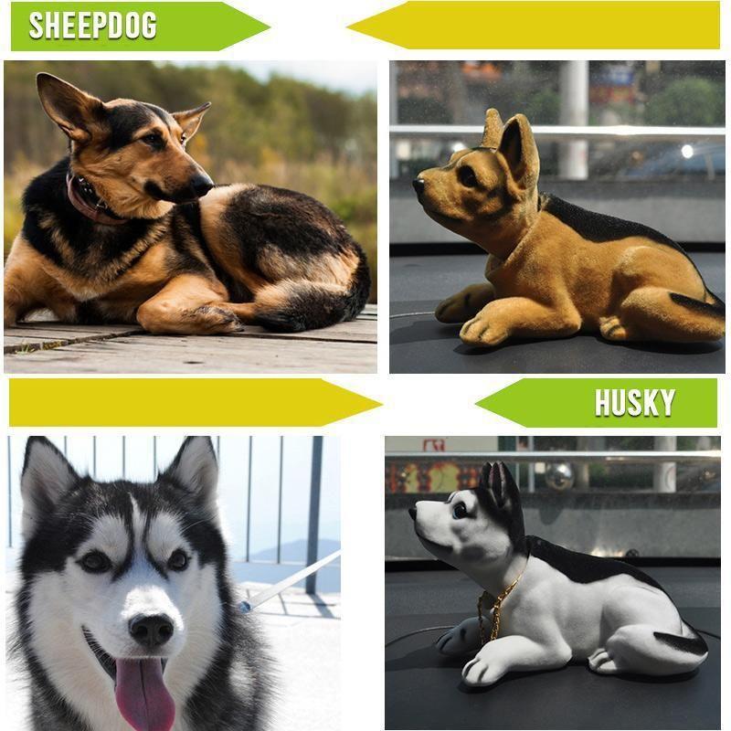 Norvo | Bilornamenter Ristende Hode Hund