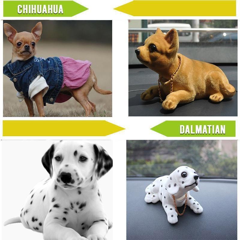 Norvo | Bilornamenter Ristende Hode Hund