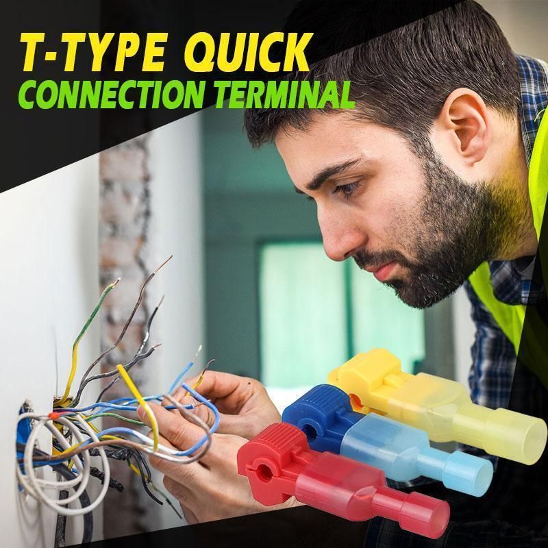 Norvo | T-Type Hurtigkobling Terminal (120PCS)