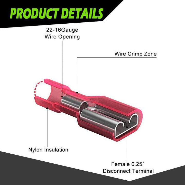 Norvo | T-Type Hurtigkobling Terminal (120PCS)