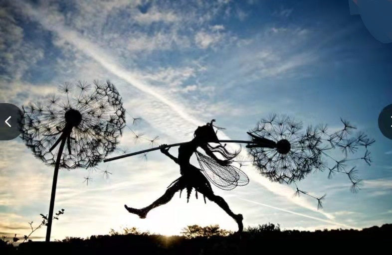 Norvo | Blomsterfe Hage Miniatyr Skulpturer Fe Hage Mytiske Feer