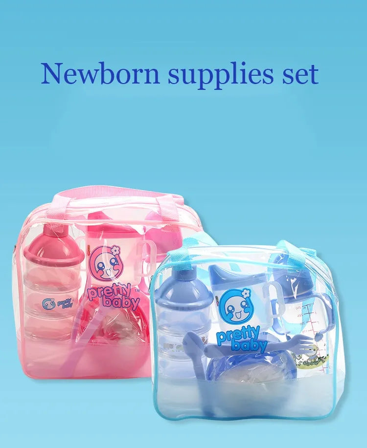 Norvo | Babyflaske Sett med Bæreveske – Praktisk Oppbevaringssett for Flasker, Kopper og Tilbehør