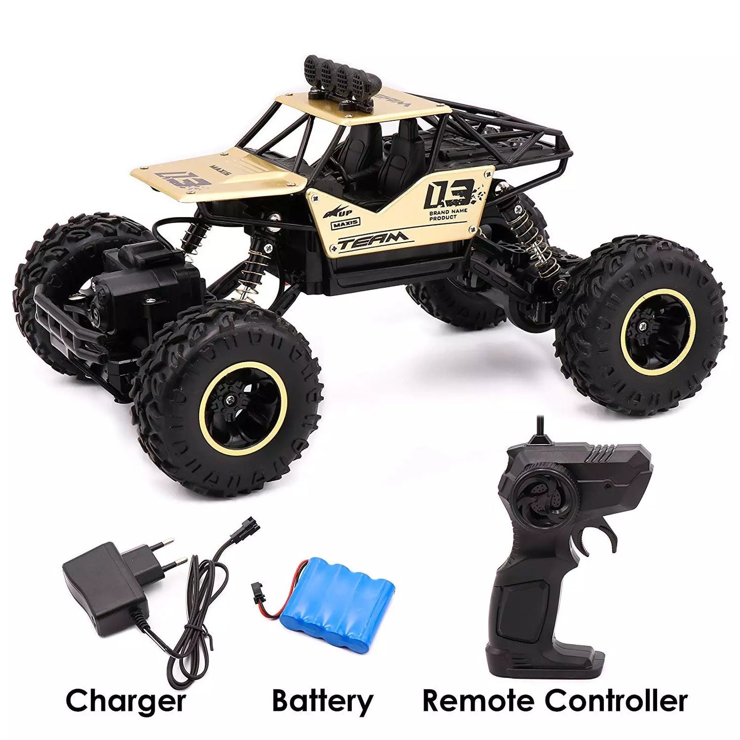 Norvo | MonsterCrawler RC Truck | 4WD Terrengeventyr - Fjernkontroll Monster Truck
