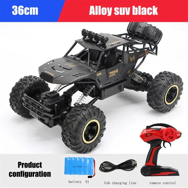 Norvo | MonsterCrawler RC Truck | 4WD Terrengeventyr - Fjernkontroll Monster Truck