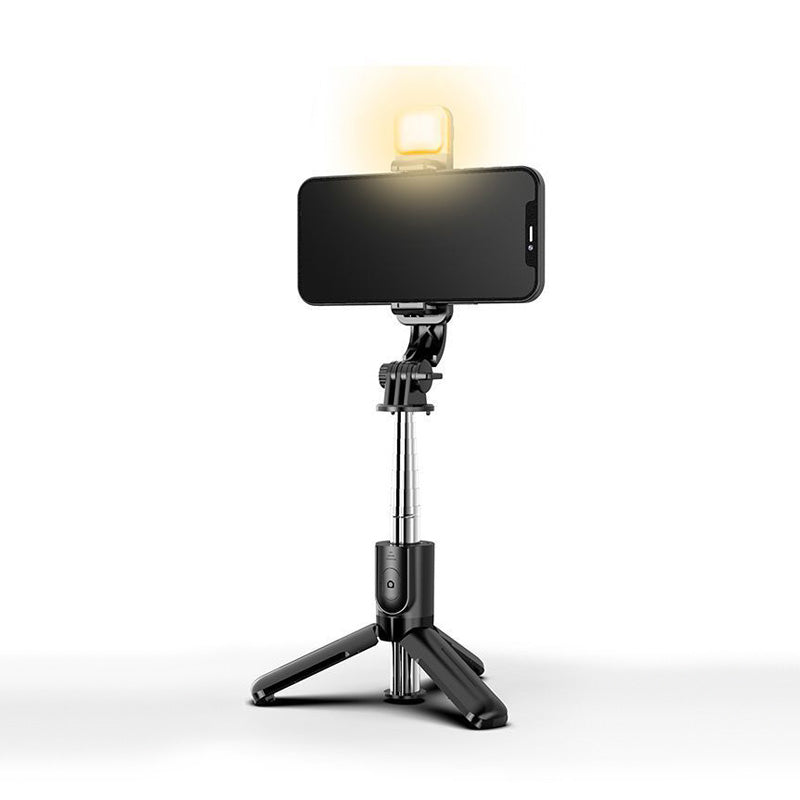 Norvo | Bluetooth Selfie Stick Stativ med Telefonstativ og Skjønnhetsutfyllingsbelysning