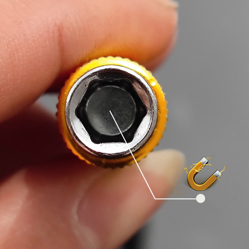 Norvo | Sekskantet skaft Metall Flex Universell forlengelsesbitholder