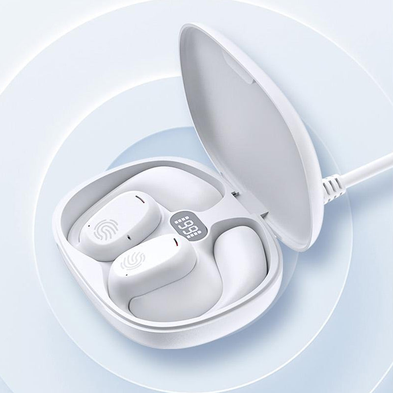 Norvo | Bluetooth-hodetelefoner med benledningskonduksjon og ekte øreklips