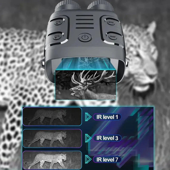 Norvo | Digitale Nattkikkerter – 5x Zoom, Infrarød, HD Kvalitet