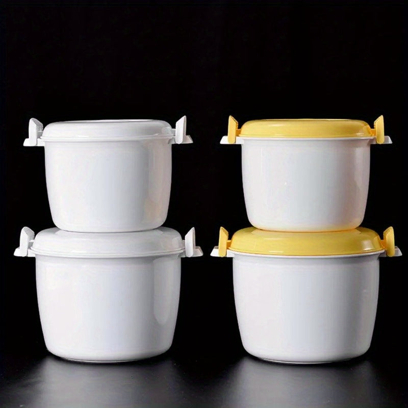 Norvo | Mikrobølgeovn Riskskaper og Dampkoker – Allsidig Grønnsaksdampere, Pasta- Maker, Suppe- og Trykkoker, Multifunksjons Kjøkkenbolle