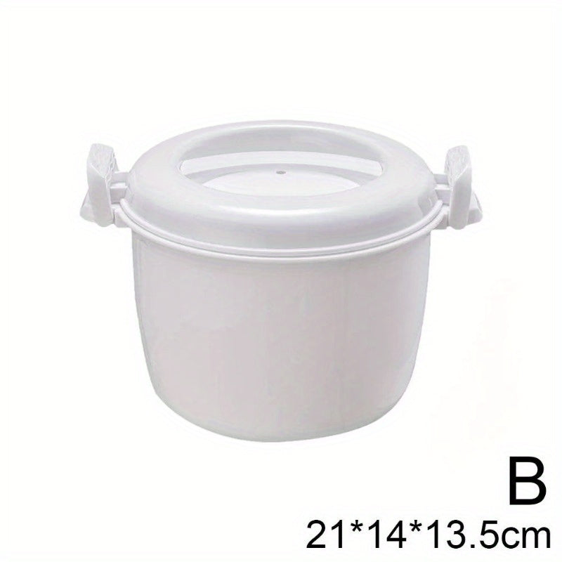 Norvo | Mikrobølgeovn Riskskaper og Dampkoker – Allsidig Grønnsaksdampere, Pasta- Maker, Suppe- og Trykkoker, Multifunksjons Kjøkkenbolle