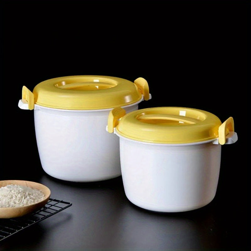 Norvo | Mikrobølgeovn Riskskaper og Dampkoker – Allsidig Grønnsaksdampere, Pasta- Maker, Suppe- og Trykkoker, Multifunksjons Kjøkkenbolle