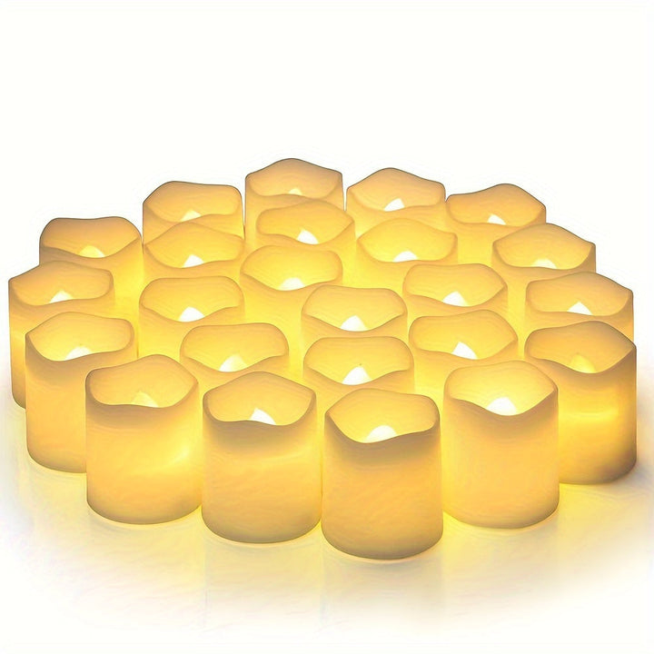 MagicGlow - Trygge LED Tealights Sett med 24 Norvo