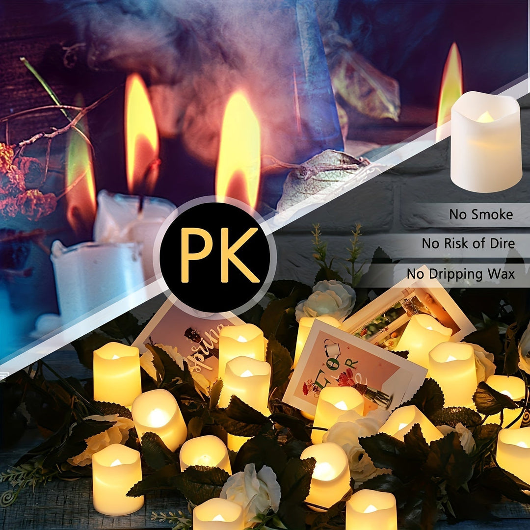 MagicGlow - Trygge LED Tealights Sett med 24 Norvo