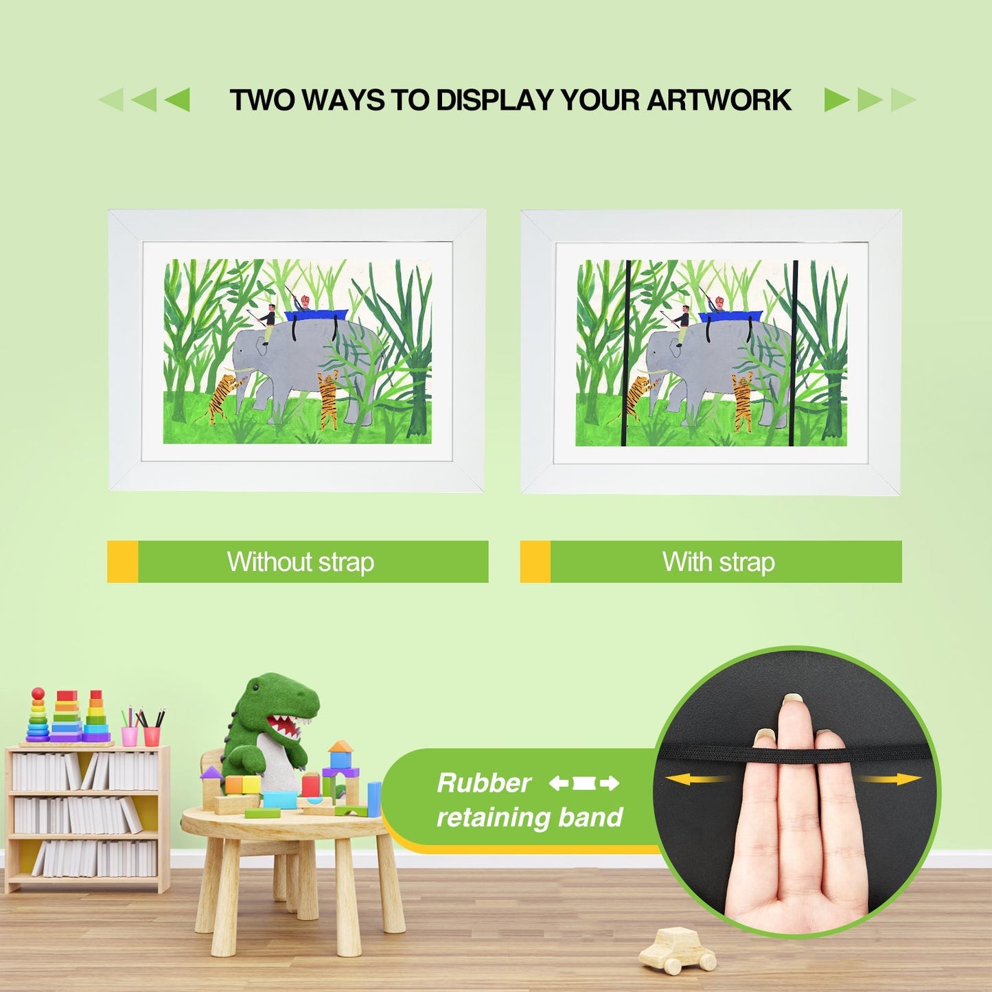 Norvo | Barn Kunstprosjekter 11.8'' x 8.3'' Barne Kunstrammer