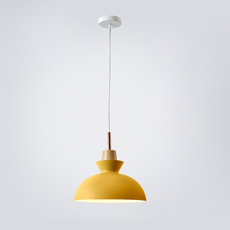 Norvo | AuroraLite Nordic Pendant Lamp | Metal Design | 1-Light | Modern Color Options