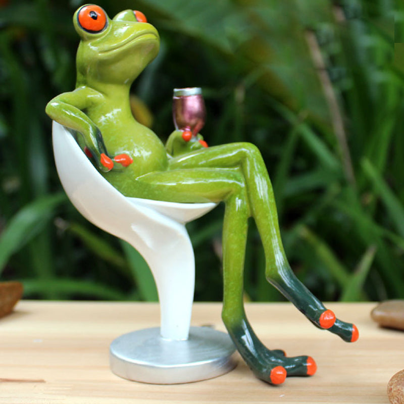 Norvo | Festival Frog Resin Crafts Frog Pastoral Ornament