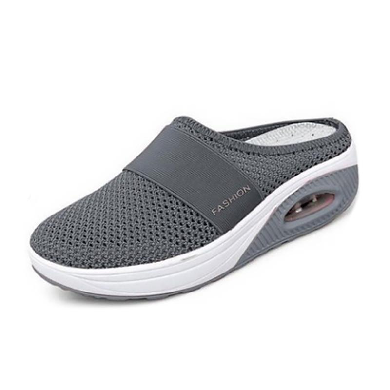 Norvo | Flate Slingback Sandaler Laget av Mesh