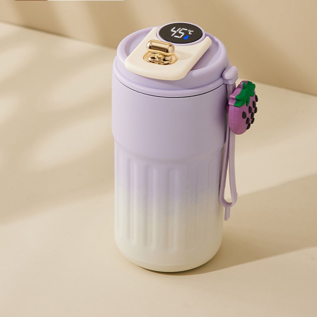 Norvo | Kopp i rustfritt stål med LED-temperaturdisplay 450 ML