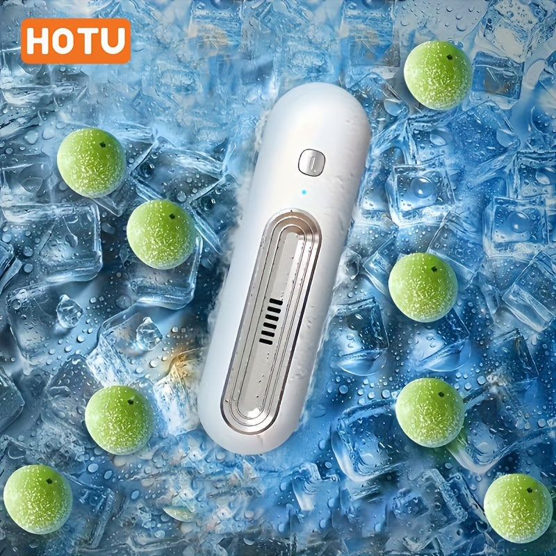 Norvo | Kraftig kjøleskapsdeodorant – Fjerner lukter, desinfiserer og renser luften – USB-lading – Bærbar, kompakt, brukervennlig luktfjerner for fryseren og fryseboksen