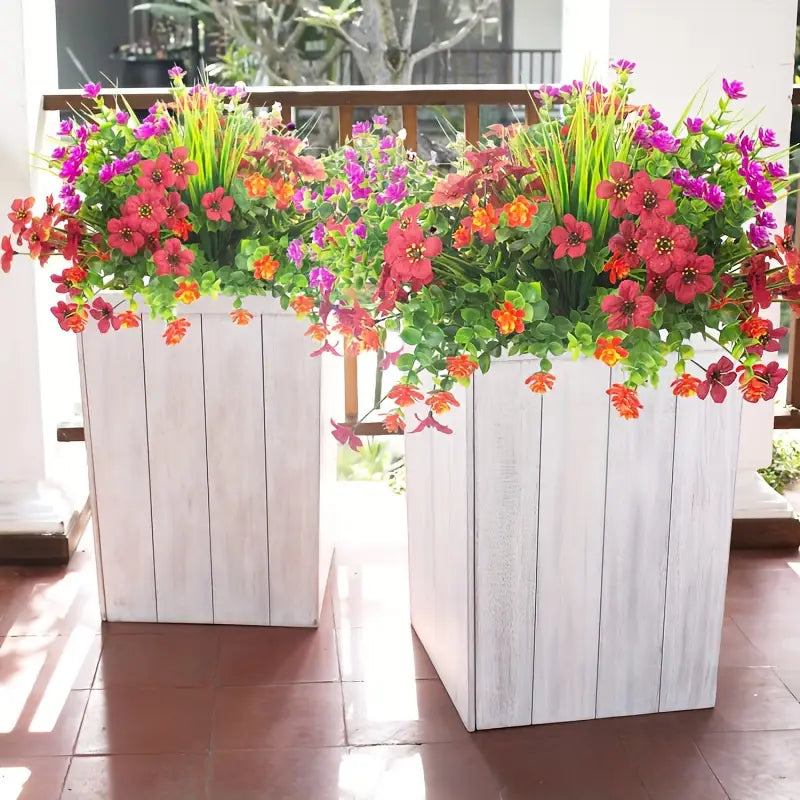 Norvo | Kunstig Hvetegrasplante Laget av Plast – Dekorativt Gras for Hage, Hjem og Uteområde