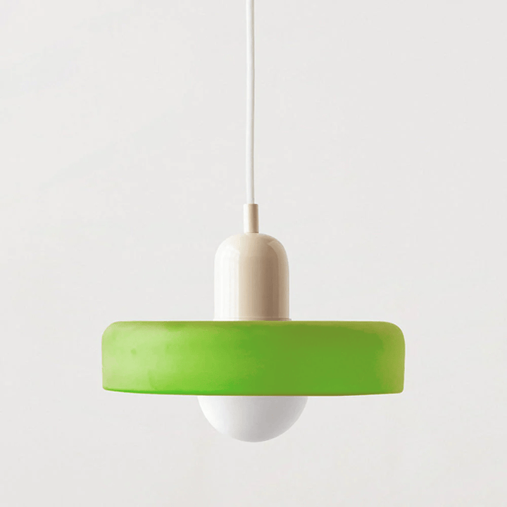 Norvo | Bauhaus Farget Glasspendellampe for Moderne Interiører