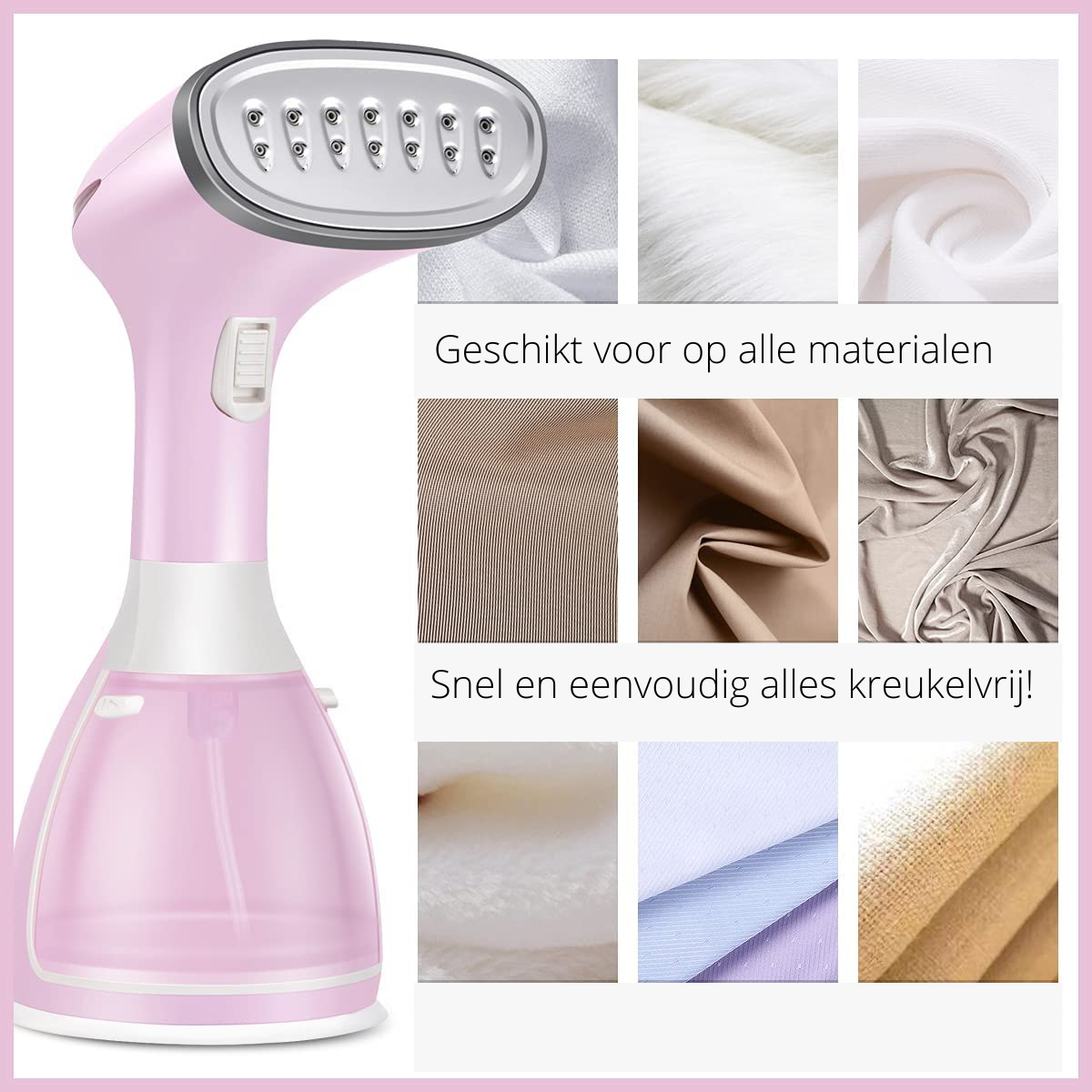 Kompakt Bærbar Klesdampstråler Rynkefri Norvo