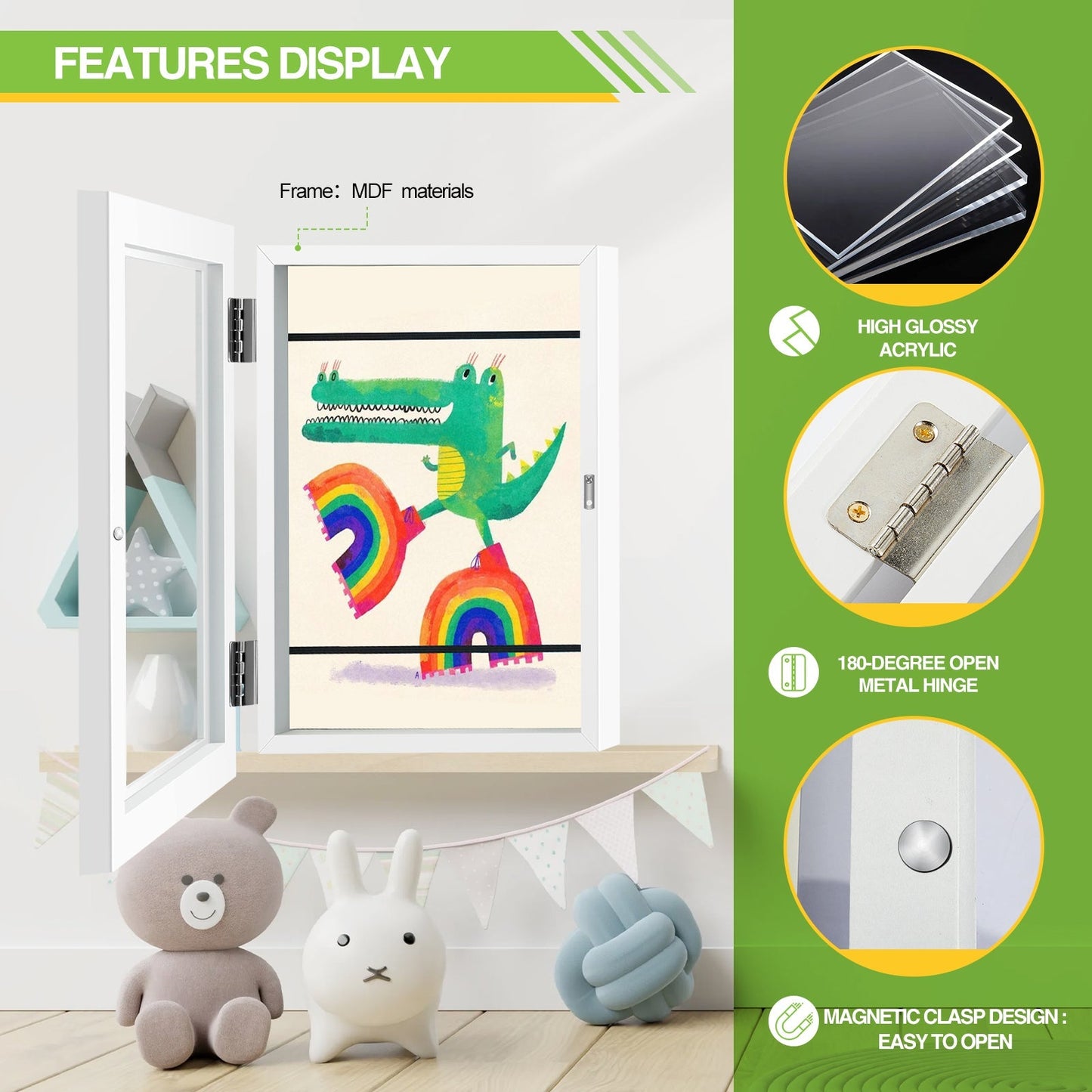 Norvo | Barn Kunstprosjekter 11.8'' x 8.3'' Barne Kunstrammer