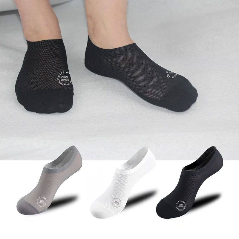 Norvo | Ultra-tynne fôr non-slip usynlige sokker