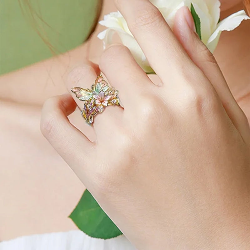 Butterfly flower ring | Norvo