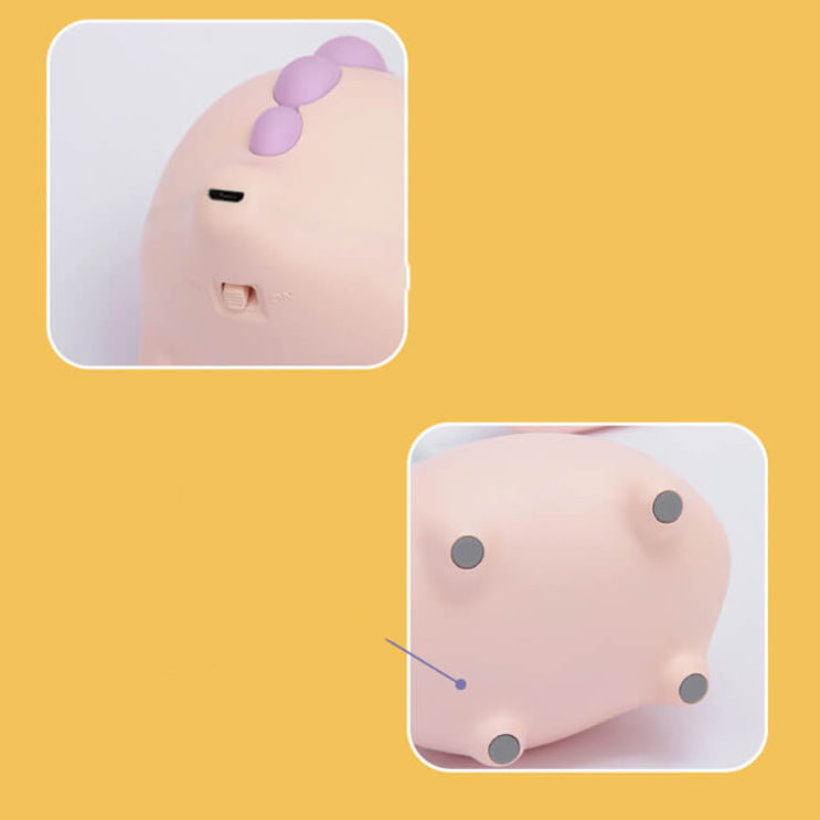 Norvo | Oppladbar LED Skrivebordslampe med Tegneserie Dinosaur Øyepleie