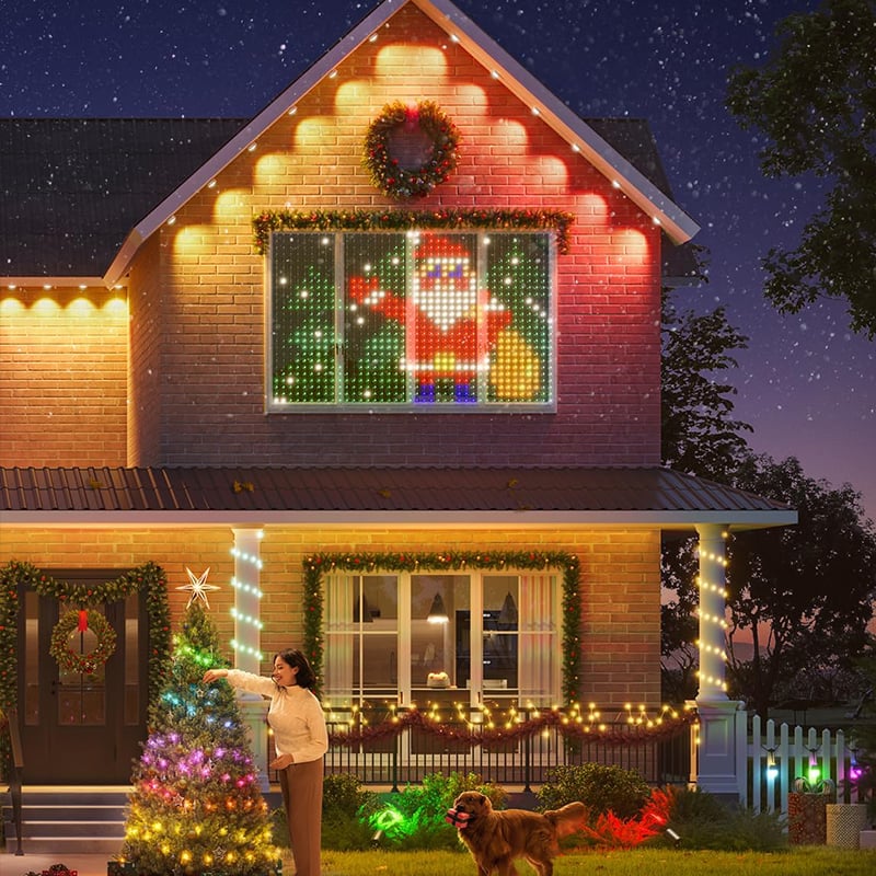 Norvo | Fargebølger LED Gardin Synkelys