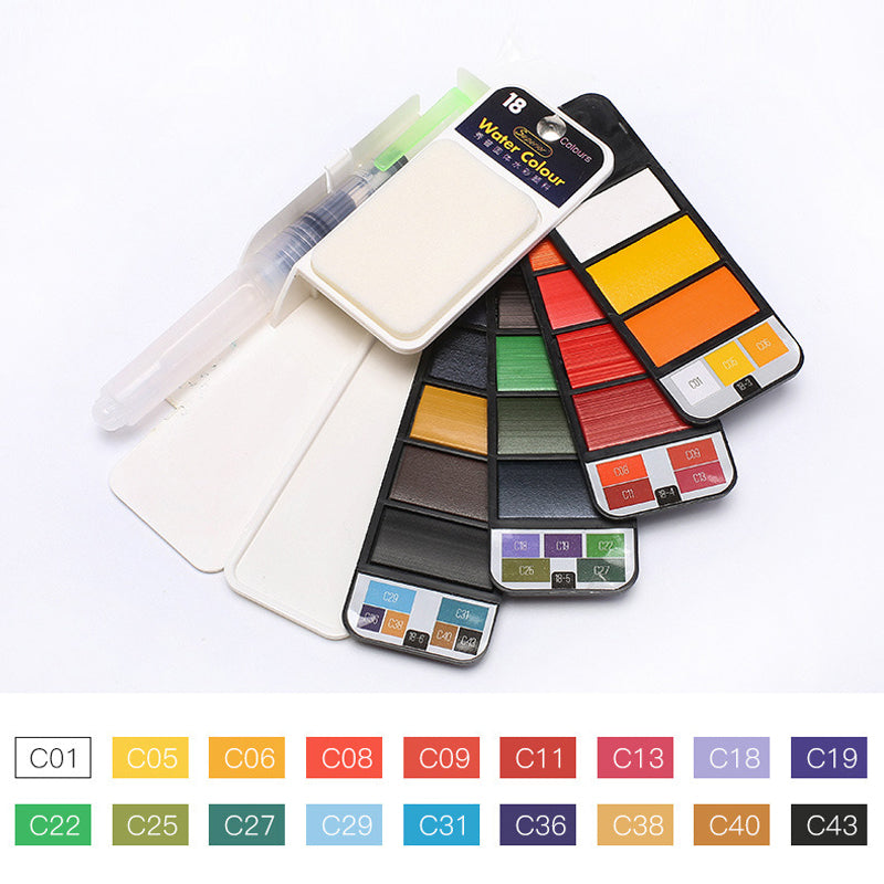 Norvo | Solid Gouache Pigment Palette - la kreativiteten din tale!