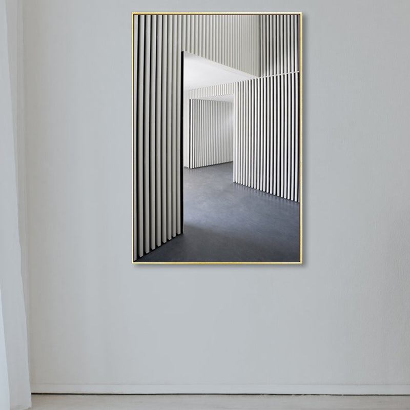 Norvo | Foto Gang Lerret Moderne stil Bygning maleri i lyse farger for studierommet
