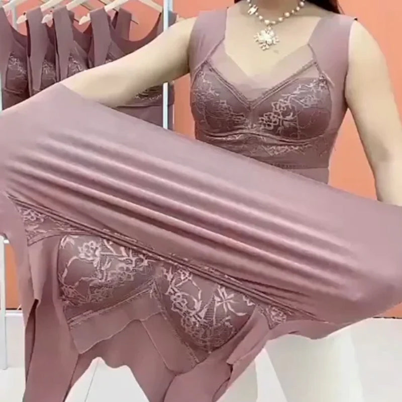 Norvo | 2-i-1 Innebygd BH Termisk Undertøy