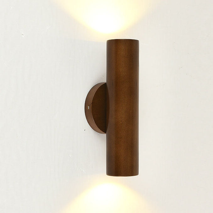 Norvo | Moderne enkel varm massiv tre strippet dobbel hode LED vegglampe