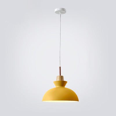 Norvo | AuroraLite Nordic Pendant Lamp | Metal Design | 1-Light | Modern Color Options
