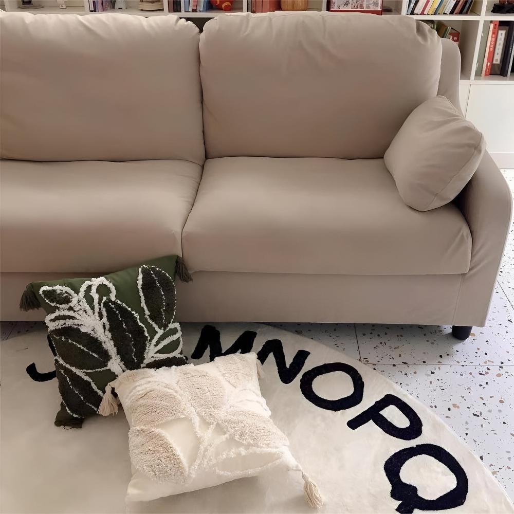 Norvo | Plush Leaf With Tassel Cushion Cover