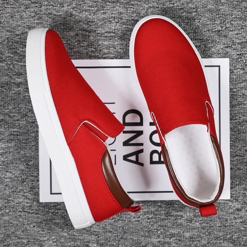 Norvo | Slip-On Sko laget av lerret for menn