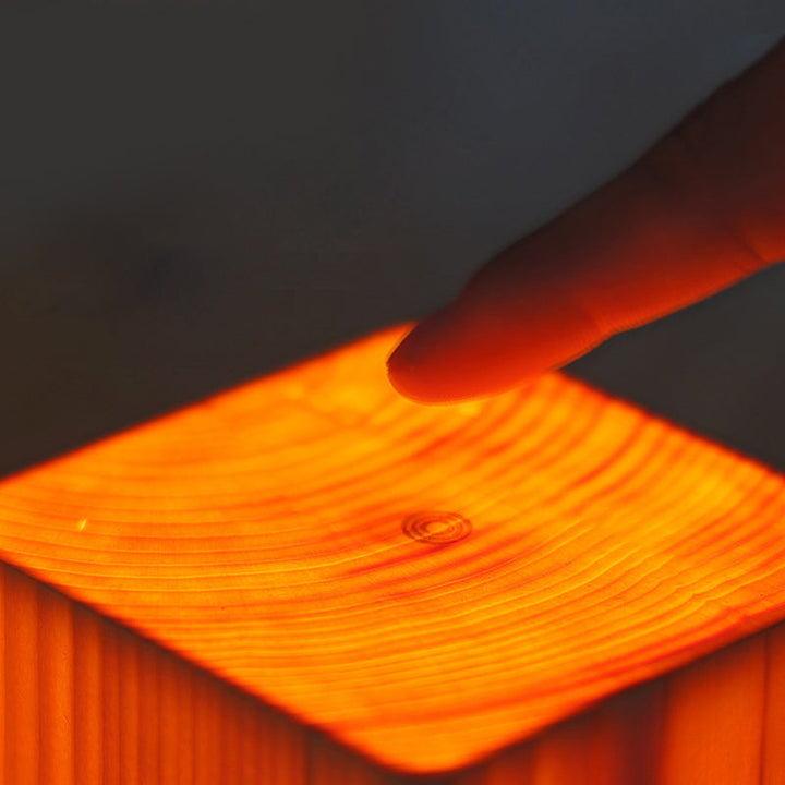 Norvo | LumiWood – LED bordlampe med batteri og berøringskontroll