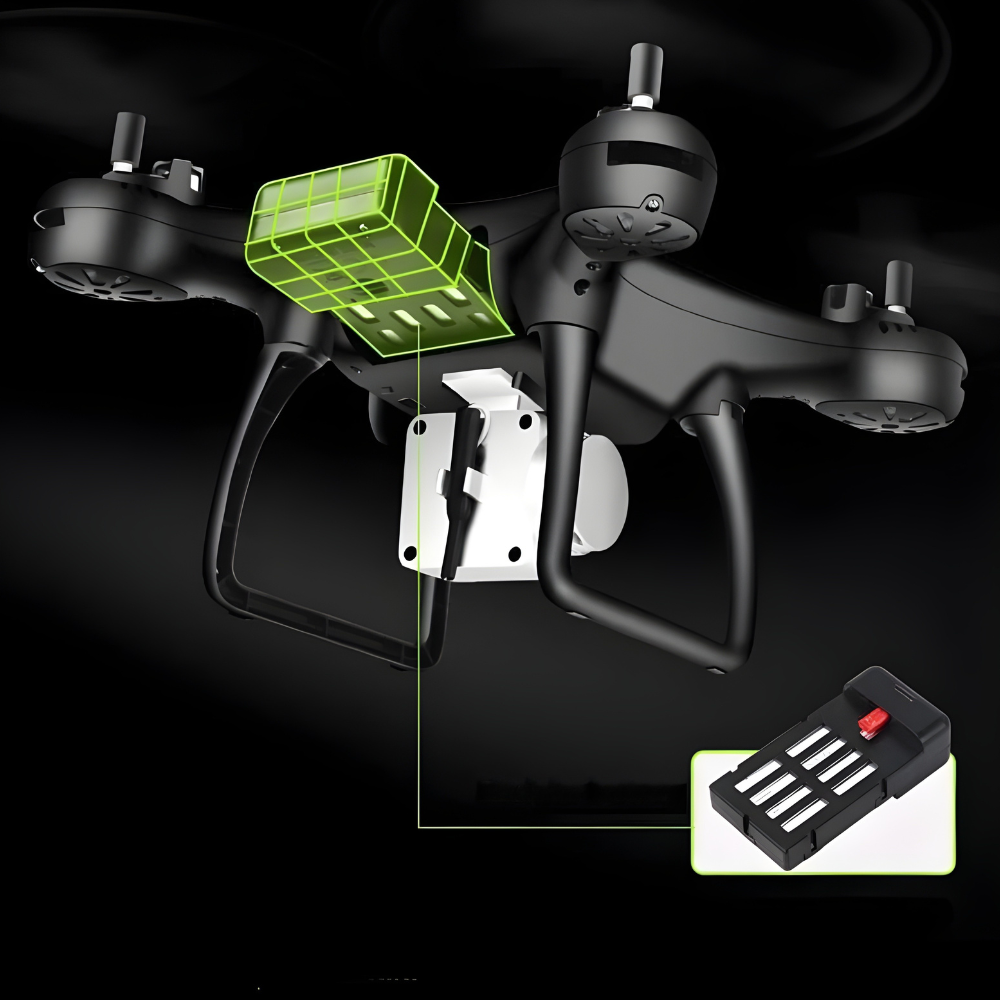 Norvo | Drone Kamera 4K UHD GPS 5G FPV Falt Profesjonell Quadcopter