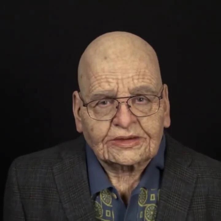 Norvo | Creepy Old Man Maske – Realistisk Latex Halloween Maske for Voksne