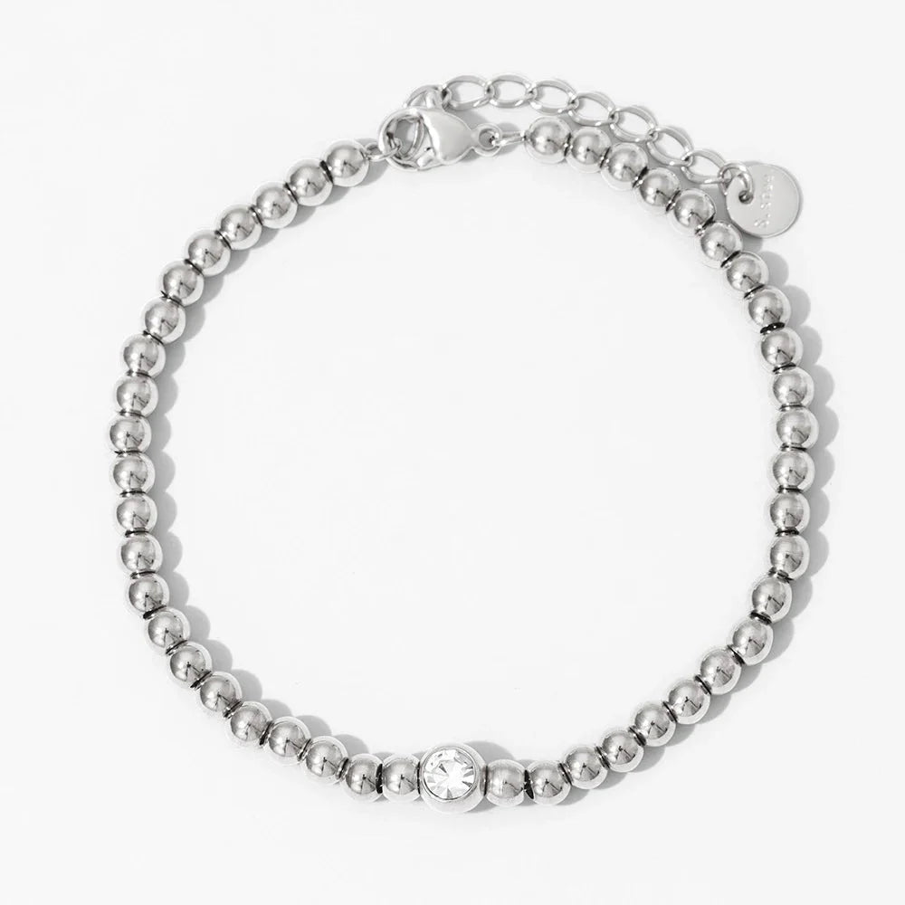 Norvo | 18k Perlede Diamant Senter Halssmykke og Armbånd