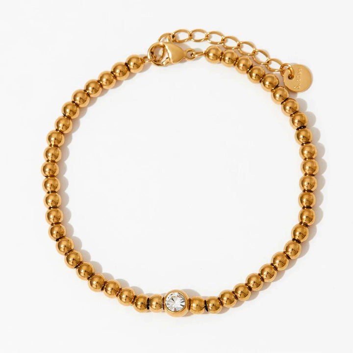 Norvo | 18k Perlede Diamant Senter Halssmykke og Armbånd